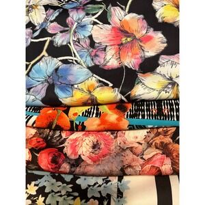 Lot of‎ 4 ICE & Cato Woman Floral Print Pencil Skirt Plus Knit 22/24W Colorful